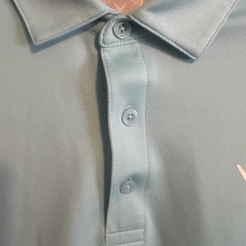 Callaway Light Teal Aqua Short sleeve Golf Performance Polo Shirt size small - Picture 2 of 9